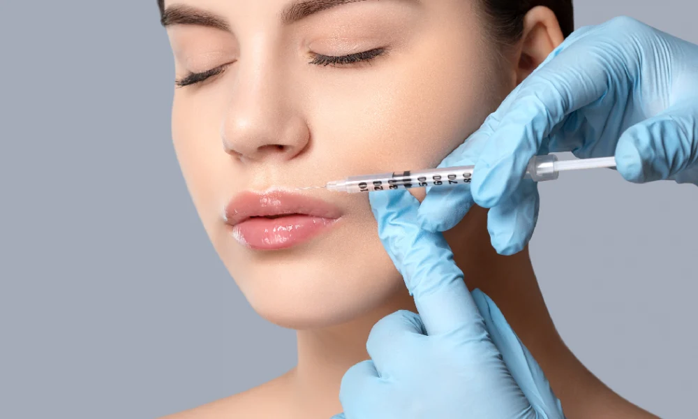 Women receiving dermal filler treatment in Delray Beach, FL at The Best Injector